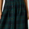 Pia geruite midi-rok Pia geruite midi-rok