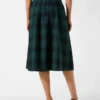 Pia geruite midi-rok Pia geruite midi-rok
