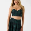 Pia geruite top