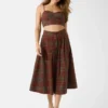 Pia geruite top