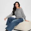 Poa metallic off-shoulder trui Poa metallic off-shoulder trui