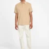 Polo met eco-jacquardlogo op de kraag