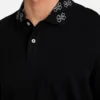 Polo met eco-jacquardlogo op de kraag