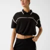 Polo met halve rits Polo met halve rits