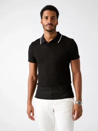 Poloshirt zonder knopen