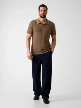 Poloshirt zonder knopen