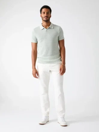 Poloshirt zonder knopen