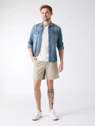 Poplin-short