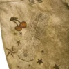 Printed suède rok