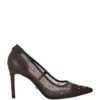 Pumps van mesh met strass