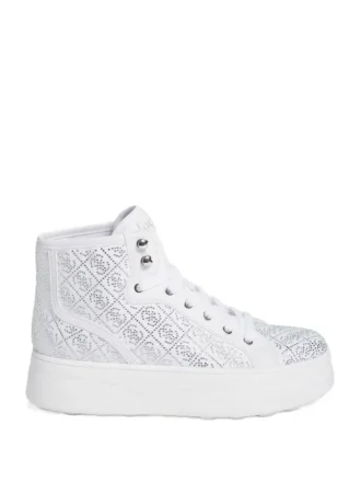 Quattro G hoge sneakers met strass