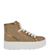 Quattro G hoge sneakers met strass
