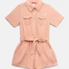 Rachel Twill Romper (7-14)
