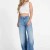 Raquel naadloze crop top met kanten rand