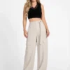Raquel naadloze crop top met kanten rand