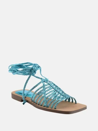 Rayana sandalen met bandjes en vetersluiting