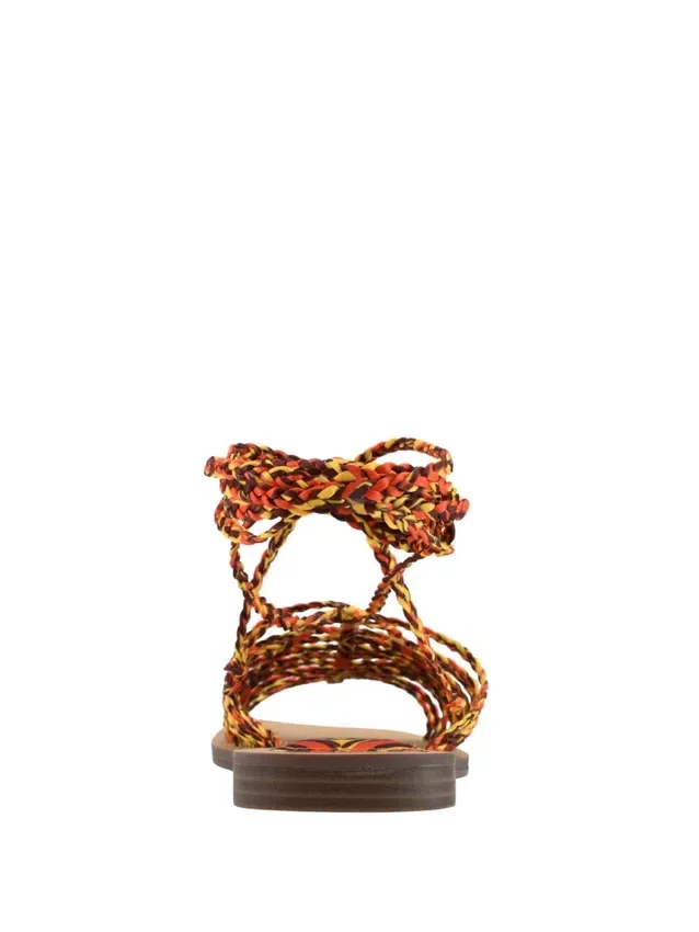 Rayana sandalen met bandjes en vetersluiting Rayana sandalen met bandjes en vetersluiting