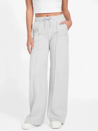 Rechte broek met wijde pijpen