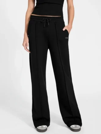 Rechte broek met wijde pijpen