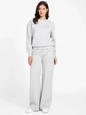 Rechte broek met wijde pijpen