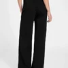 Rechte broek met wijde pijpen