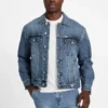 Relaxed denim truckerjas Relaxed denim truckerjas