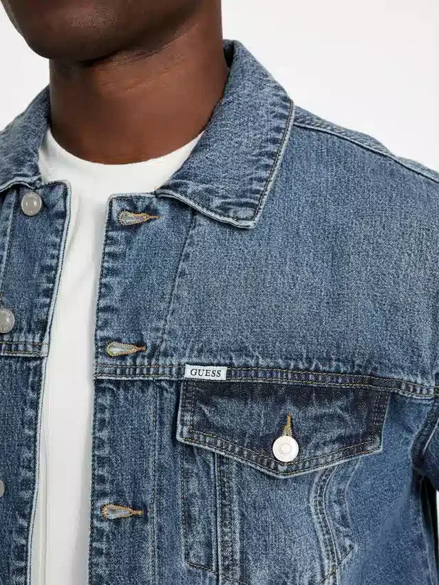 Relaxed denim truckerjas Relaxed denim truckerjas