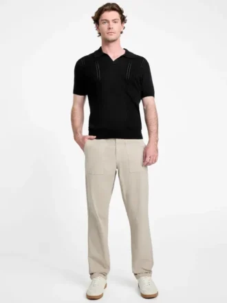 Rib Pointelle Bryant Polo