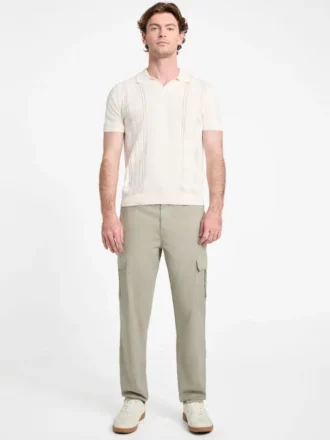 Rib Pointelle Bryant Polo