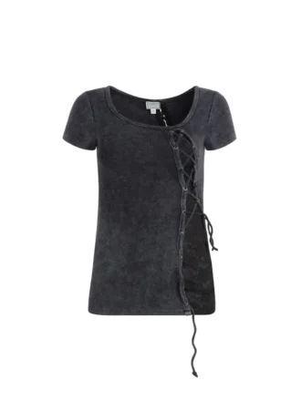 Rib-top met strik Rib-top met strik