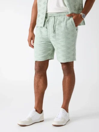 Ribgebreide short