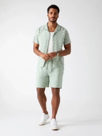Ribgebreide short