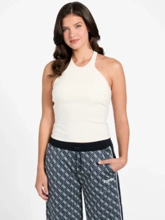 Ribgebreide tanktop