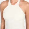 Ribgebreide tanktop