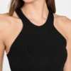 Ribgebreide tanktop