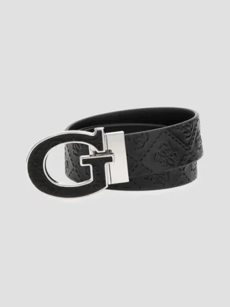 Riem met ingeperst logo