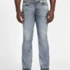 Rodeo bedrukte straight jeans met normale pasvorm Rodeo bedrukte straight jeans met normale pasvorm