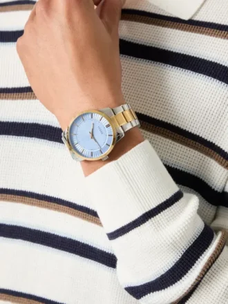 Roestvrijstalen analoog horloge 42 mm