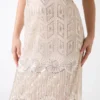 Rok met kristallen borduursels Rok met kristallen borduursels
