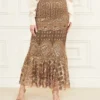 Rok met kristallen borduursels Rok met kristallen borduursels