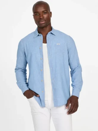 Ronnie denim overhemd met zakken