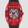 Rood chronograafhorloge Rood chronograafhorloge