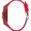 Rood multifunctioneel horloge van kunststof en siliconen
