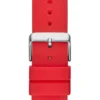 Rood multifunctioneel horloge van kunststof en siliconen