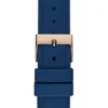 Roségoudkleurig en blauw multifunctioneel horloge Roségoudkleurig en blauw multifunctioneel horloge