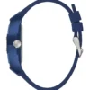 Roségoudkleurig en blauw multifunctioneel siliconenhorloge