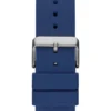 Roségoudkleurig en blauw multifunctioneel siliconenhorloge