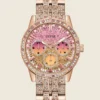Roségoudkleurig multifunctioneel horloge Roségoudkleurig multifunctioneel horloge