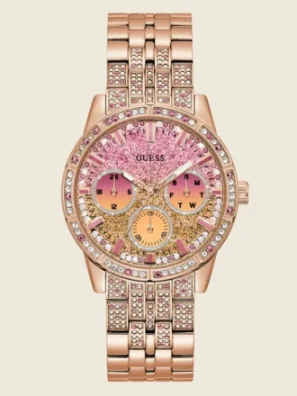Roségoudkleurig multifunctioneel horloge