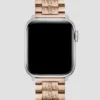 Roségoudkleurige Quattro G-band van 38-40 mm voor Apple Watch®